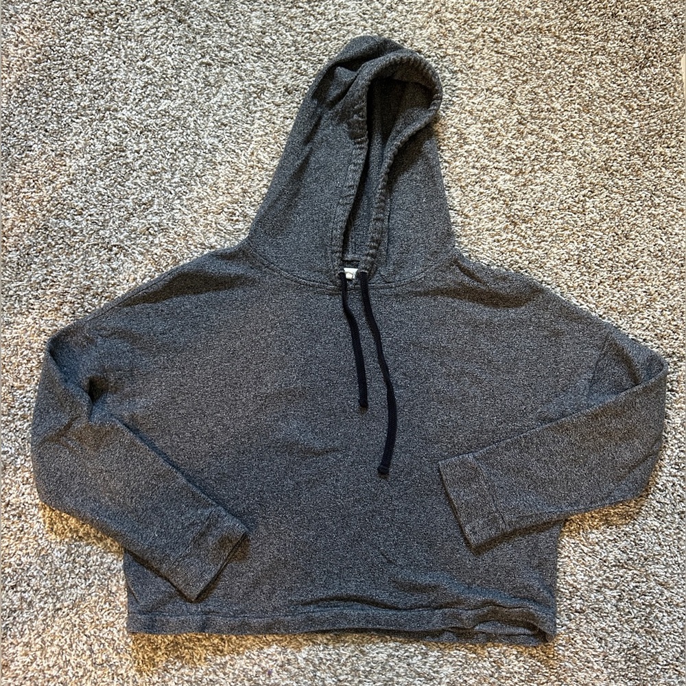 Madewell cropped lightweight hoodie